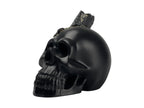 Black Skull Decor - Tourmaline Black, front view - House Of Avana