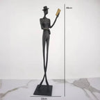 European Cabinet - Black Modern Tv Stand, texture detail - House Of Avana