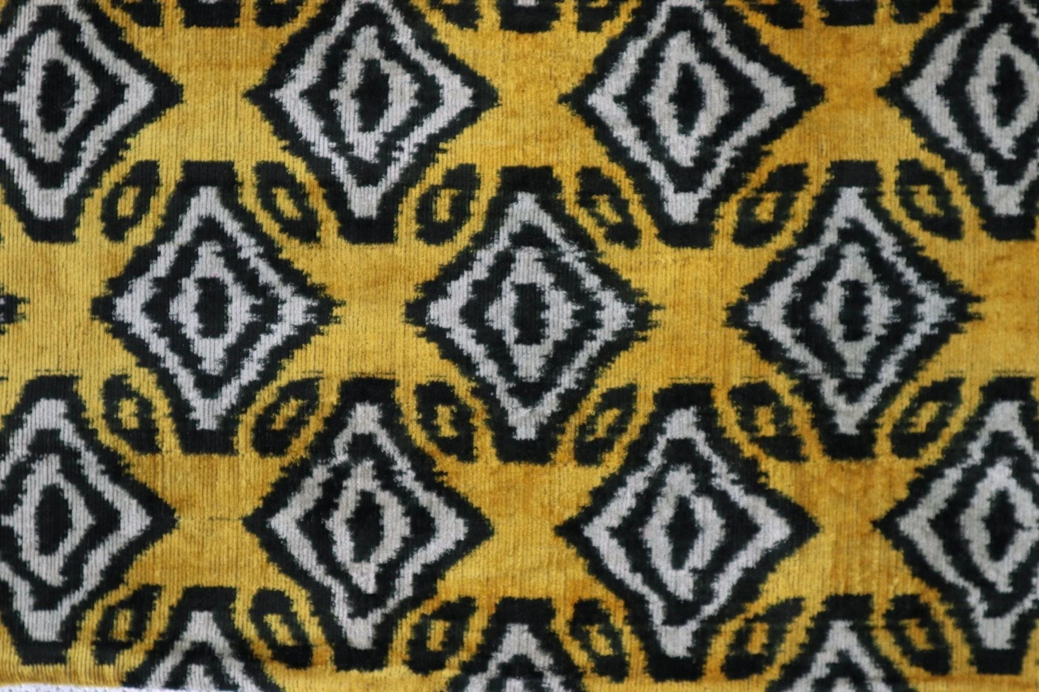 Canvello Black and Yellow Throw Pillows for Couch with Down Insert - 16x24 in, side view - House Of Avana