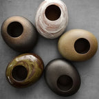 Vase - Decorative Terracotta Black, lifestyle image - House Of Avana