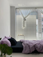 Black Washed Cotton Bedding Set Ever Lasting