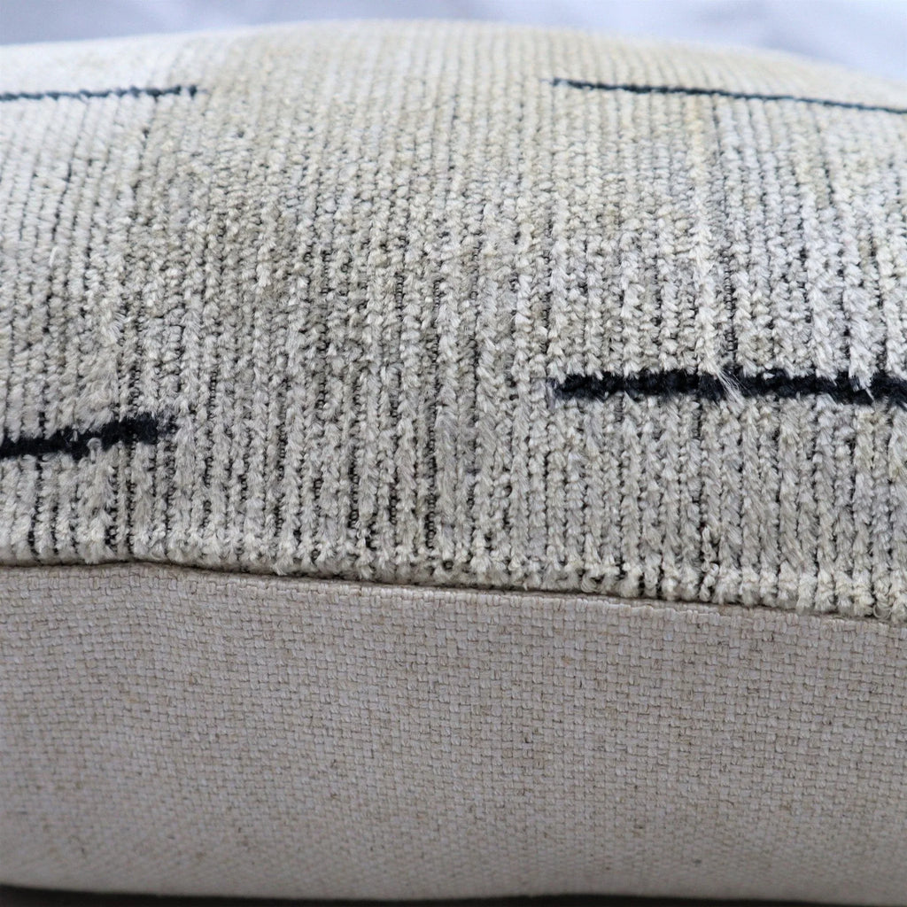 Canvello Black and White Pillows for Couch | 16x16 Inch, lifestyle image - House Of Avana