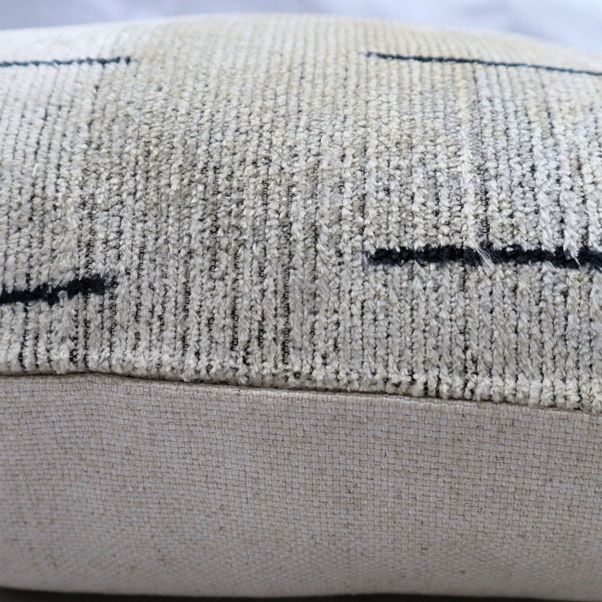 Canvello Black and White Pillows for Couch | 16x16 Inch, lifestyle image - House Of Avana