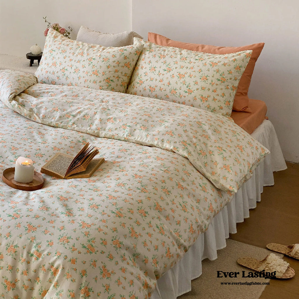 Blossom Floral Bedding Set / Blue Ever Lasting
