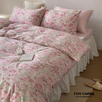 Blossom Floral Bedding Set / Orange Ever Lasting