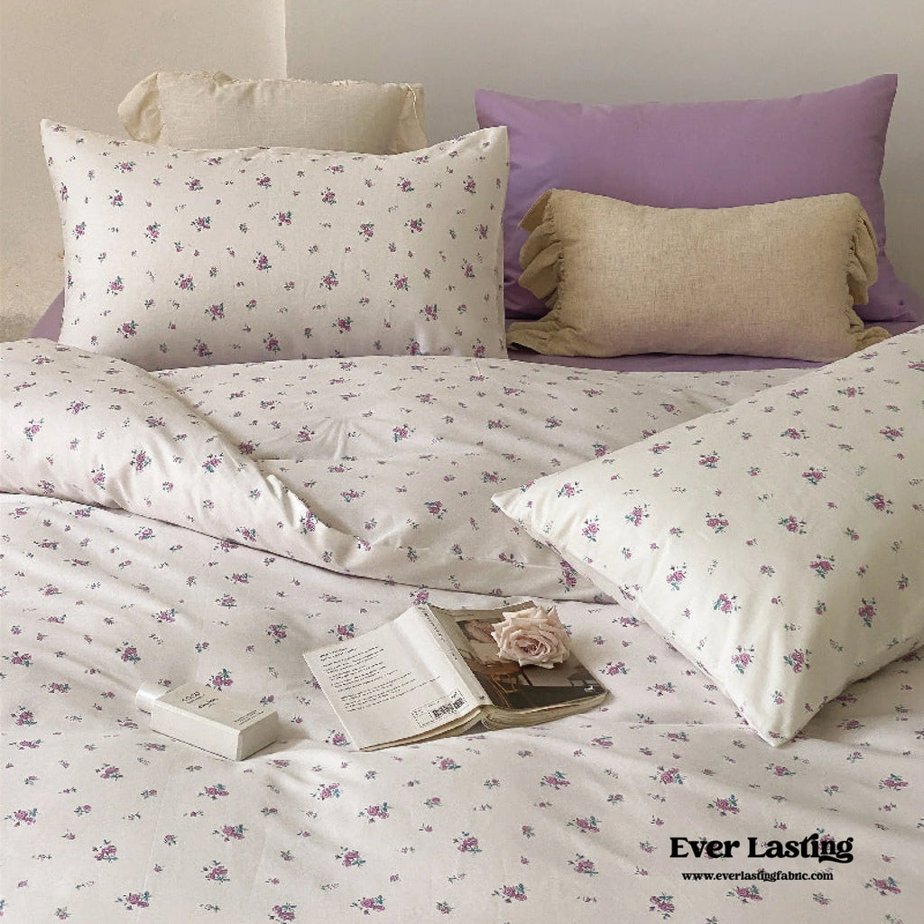 Blossom Floral Bedding Set / Orange Ever Lasting