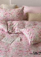 Blossom Floral Bedding Set / Orange Ever Lasting