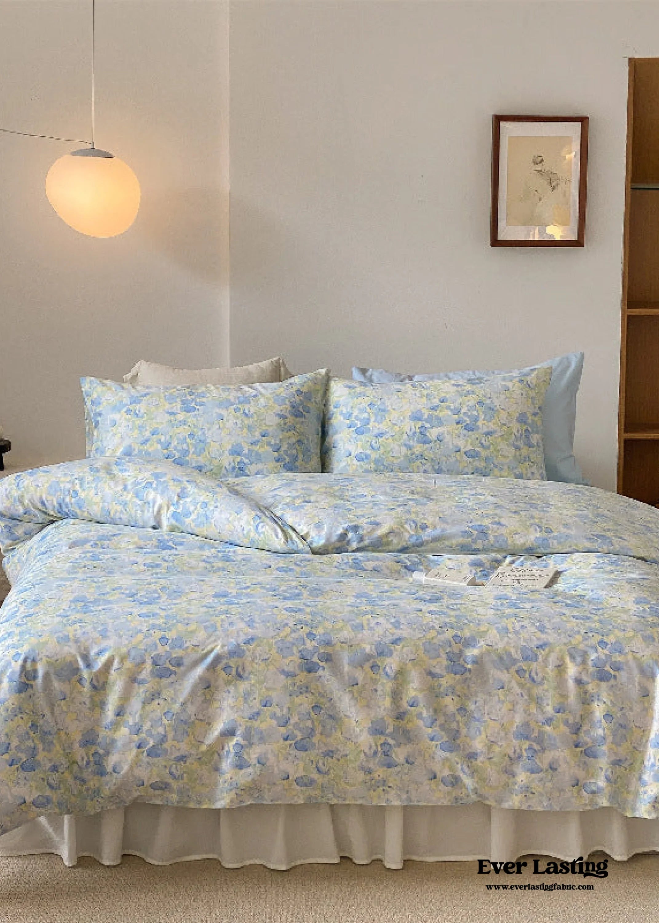 Blossom Floral Bedding Set / Orange Ever Lasting