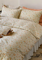 Blossom Floral Bedding Set / Orange Ever Lasting