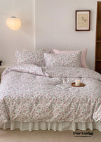 Blossom Floral Bedding Set / Orange Ever Lasting