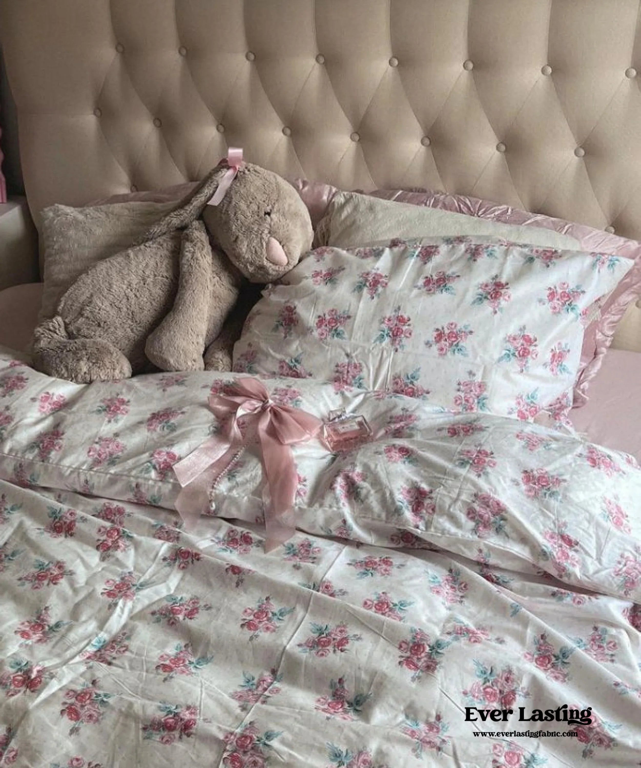 Blossom Floral Bedding Set / Orange Ever Lasting