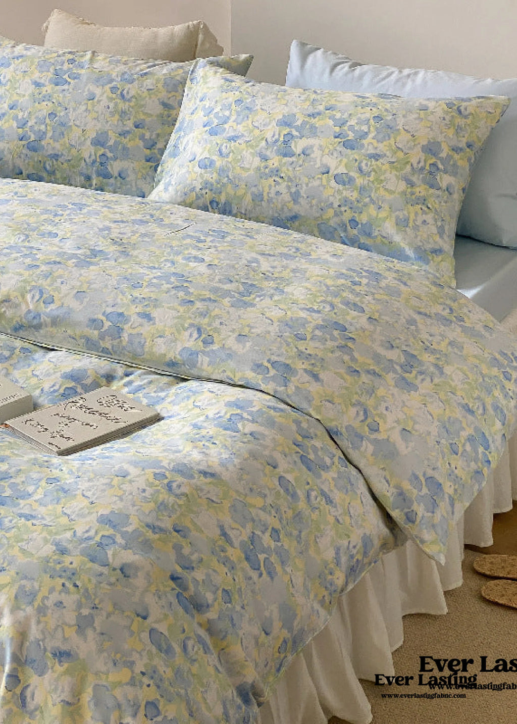Blossom Floral Bedding Set / Orange Ever Lasting