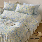 Blossom Floral Bedding Set / Orange Ever Lasting