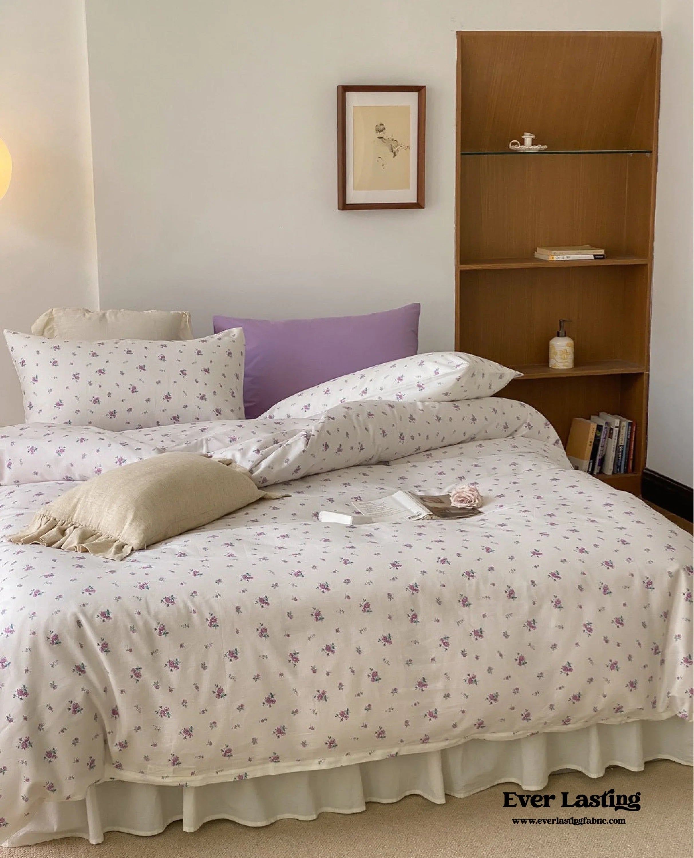 Blossom Floral Bedding Set / Orange Ever Lasting