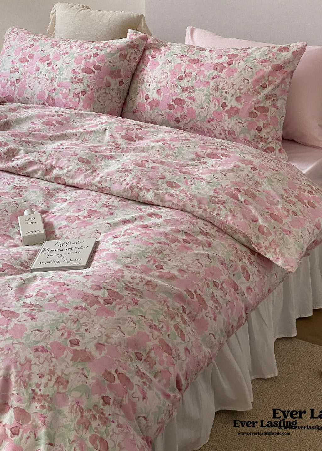 Blossom Floral Bedding Set / Orange Ever Lasting