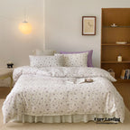 Blossom Floral Bedding Set / Orange Ever Lasting