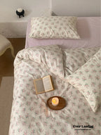 Blossom Floral Bedding Set / Orange Ever Lasting