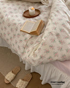 Blossom Floral Bedding Set / Orange Ever Lasting