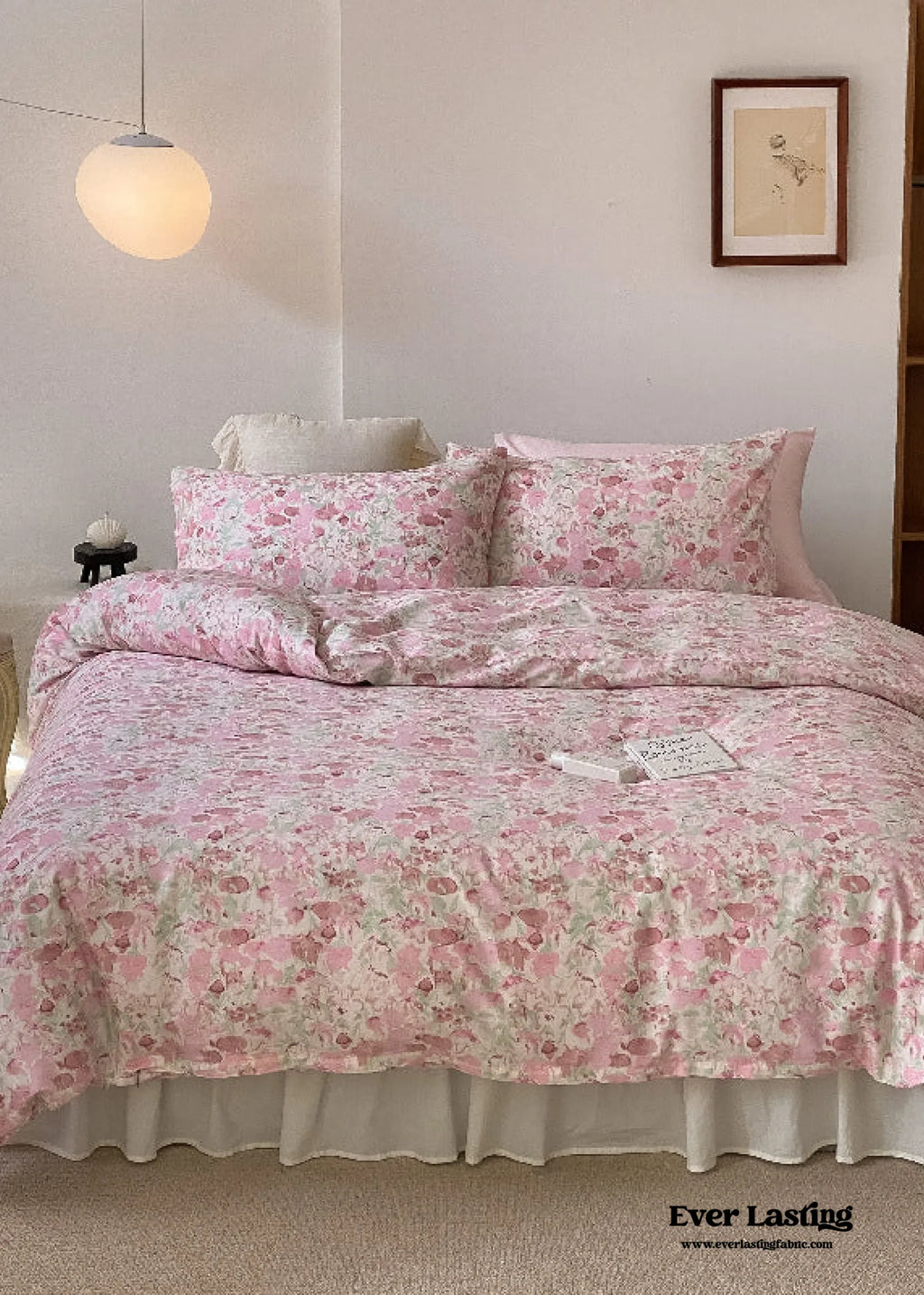 Blossom Floral Bedding Set / Orange Ever Lasting
