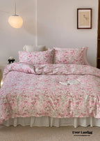 Blossom Floral Bedding Set / Orange Ever Lasting