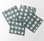 Blue Cocktail Napkins, back view - House Of Avana