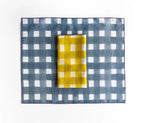 Blue Cross Hatch Placemat, detail shot - House Of Avana