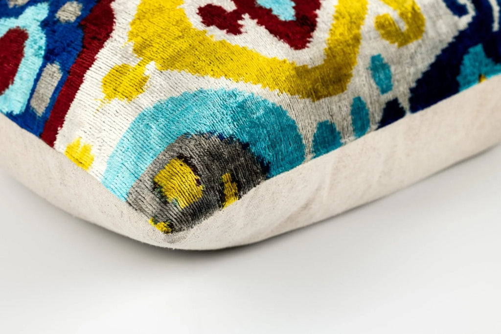 Canvello Organic Handmade Silk Velvet Pillow: 16x24 Inches with Premium Down Feather Insert - Luxury... - House Of Avana