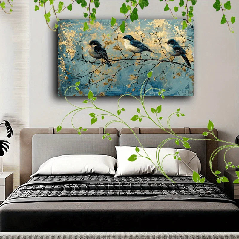 Wooden Framed Canvas Painting Artistic Printing, Corridor Home Living Room Decoration Suspensibility... - House Of Avana