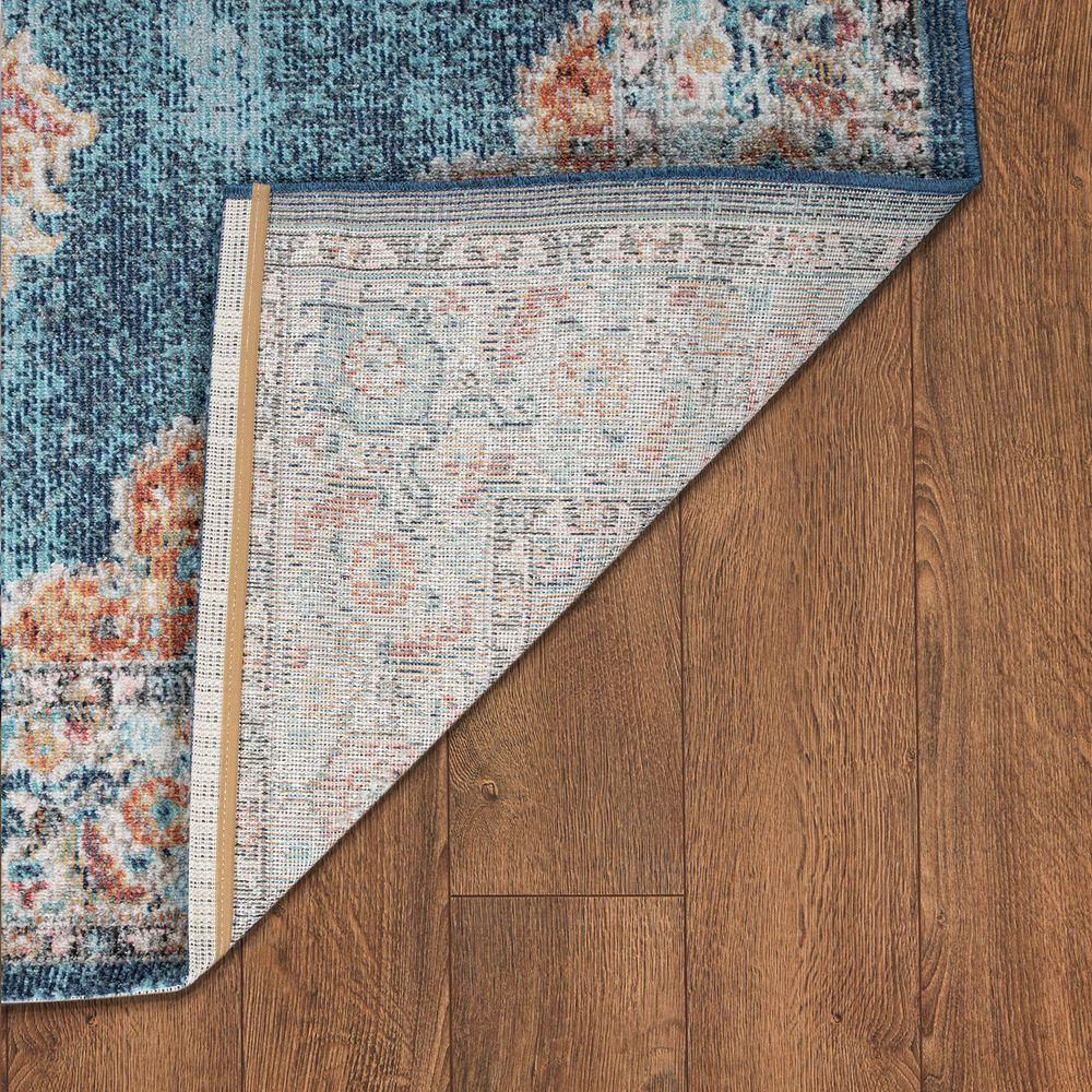 Indoor & Outdoor Rug For Patio, Oriental Look In Blue RugYourHome