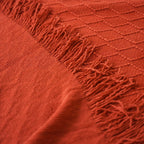 Throw Blanket - Soft Navy Blue 50x60, top view - House Of Avana