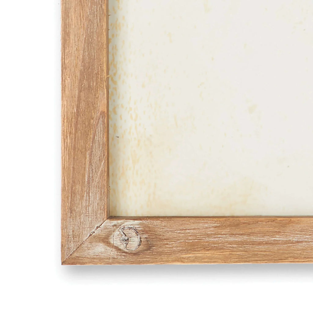 Vintage Coastal Blue Coral Prints with Whitewashed Wood Frames (set of 4) - House Of Avana