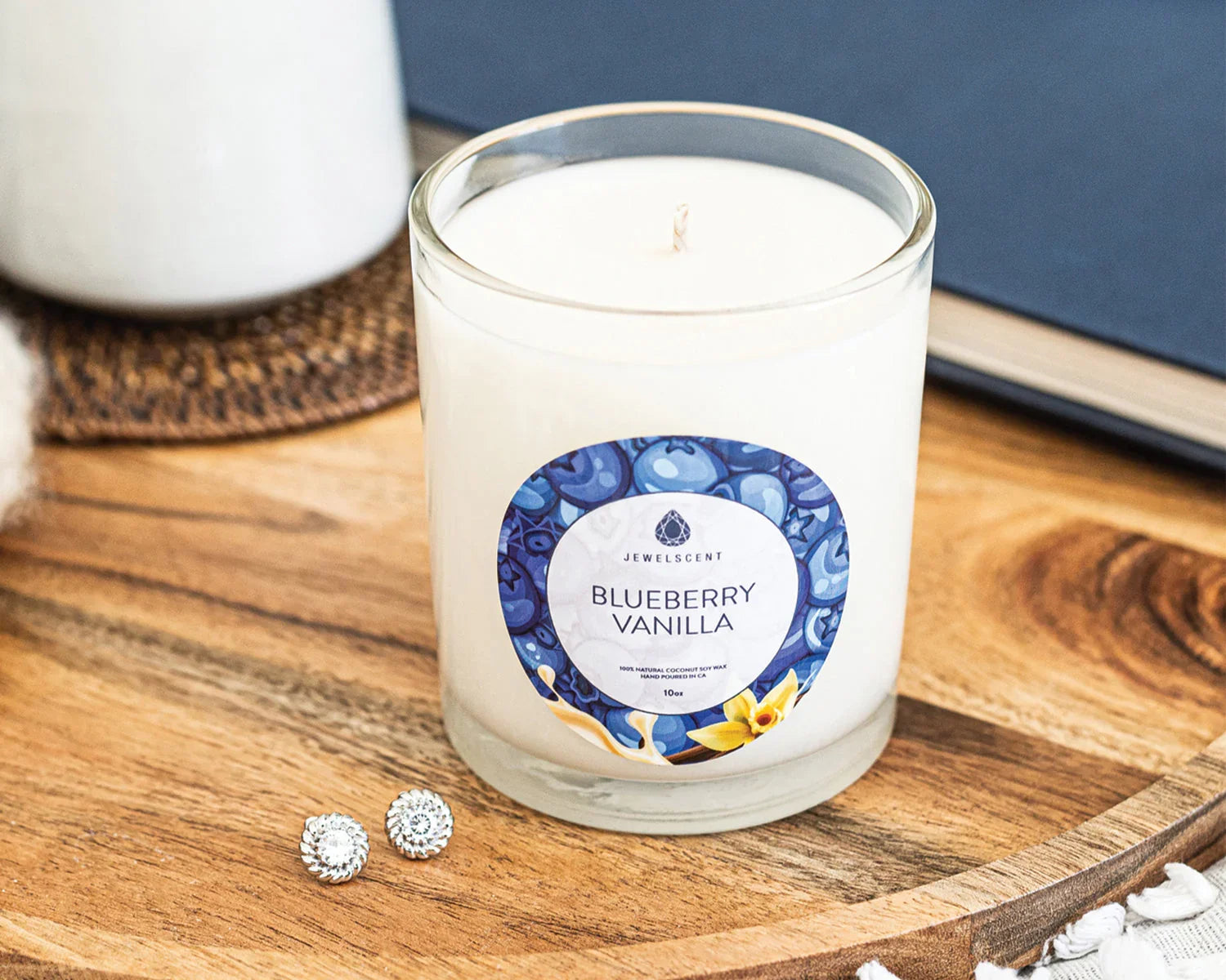 Blueberry Vanilla 10oz Signature Jewelry Candle JewelScent