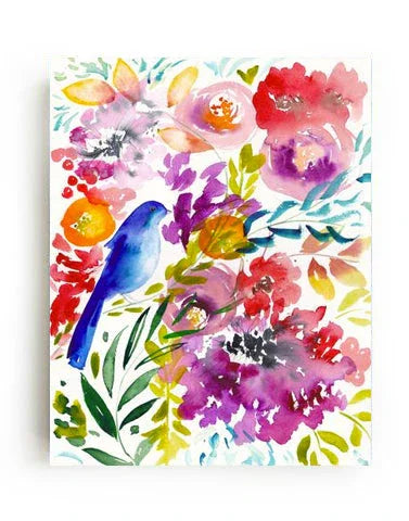 Bluebird Amongst the Blooms Art Print Mai Autumn