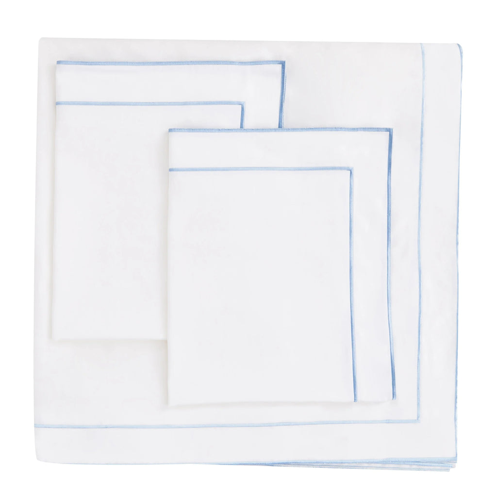 600 Thread Count Framed Sateen Embroidered Cotton Duvet Set Mélange Home