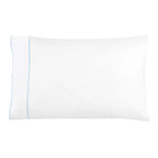 600 Thread Count Framed Sateen Embroidered Cotton Pillowcase Pair Mélange Home