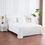 600 Thread Count Framed Sateen Embroidered Cotton Sheet Set Mélange Home