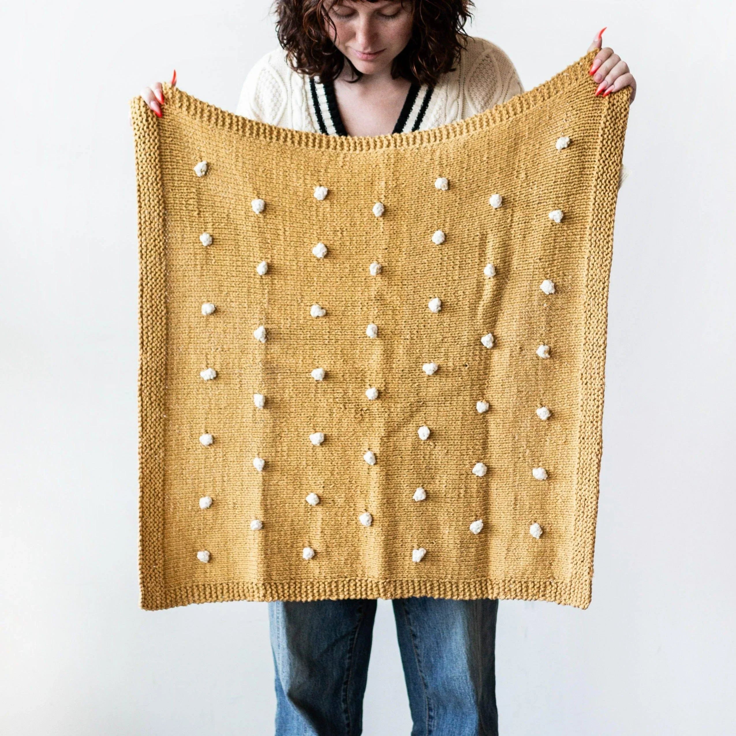 Bobble Baby Blanket Kanju Interiors