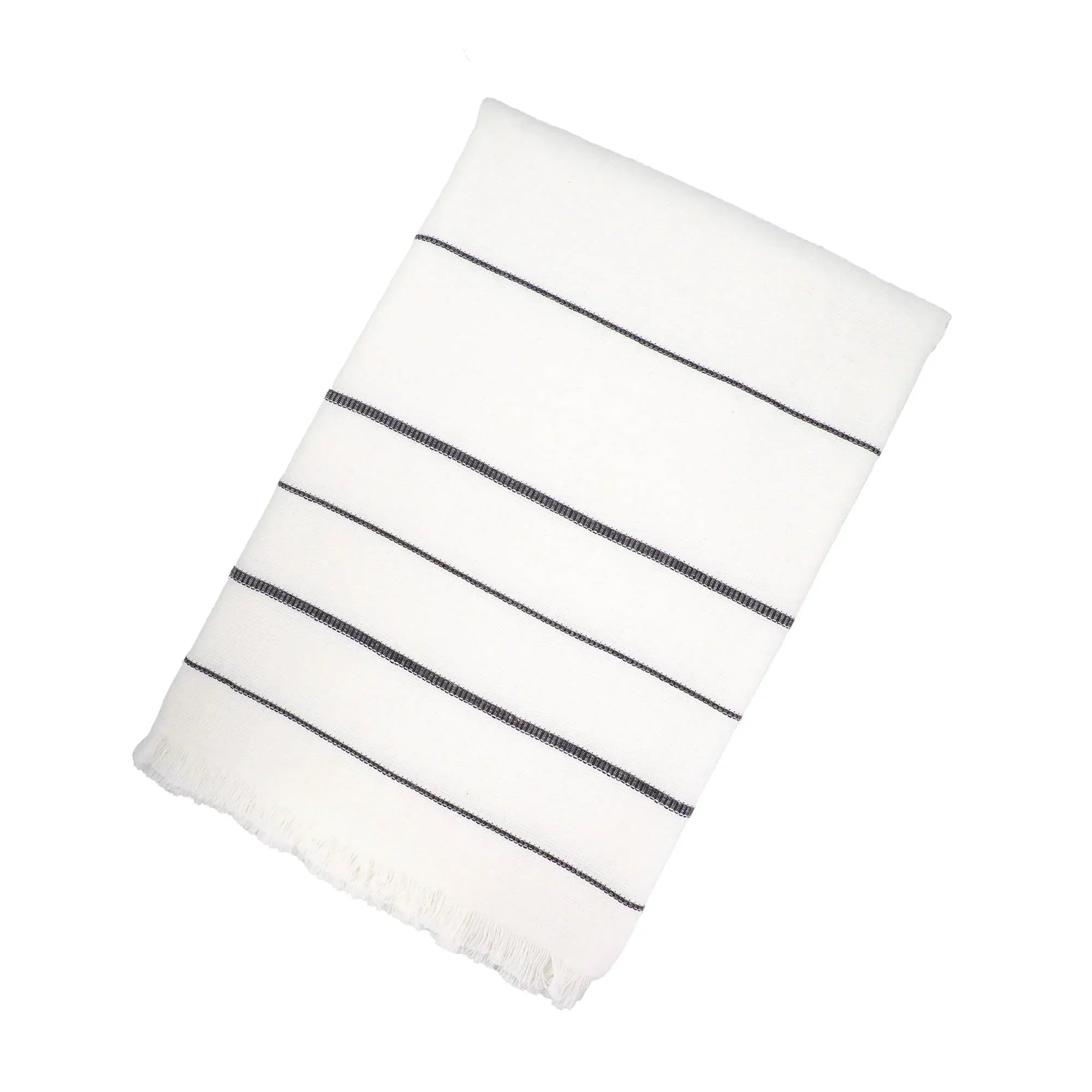 Bodrum Beach Bath Towel Peshtemal, side view - House Of Avana