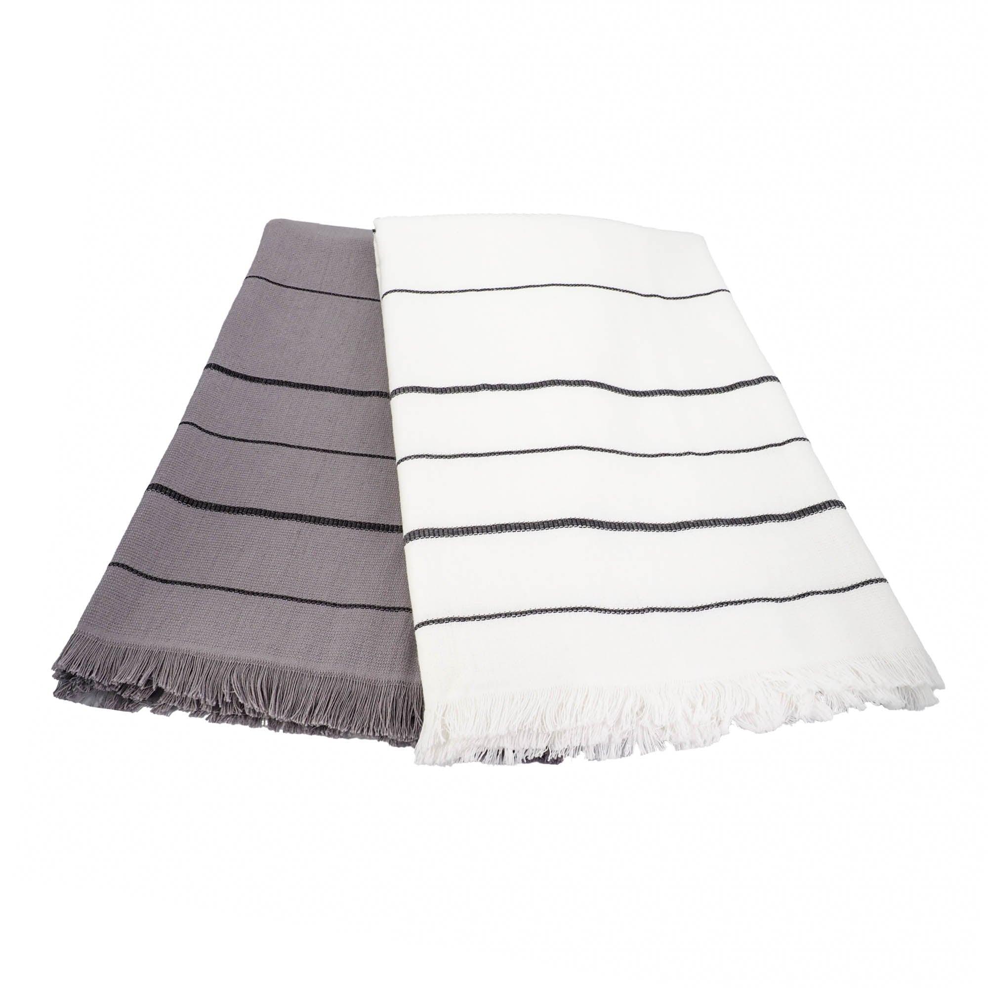 Bodrum Beach Bath Towel Peshtemal, detail shot - House Of Avana