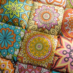 Bohemian Cushion Cover for Armless Sofa – Non-Slip, All-Season