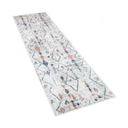 Boho Rug Cream Ethnic Diamond Pattern Modern Ripped Design - House Of Avana