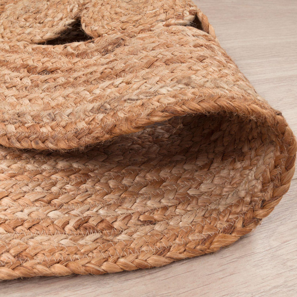 Boho Rug Kaia Hand-made with Natural Colors & Jute Fibers - House Of Avana