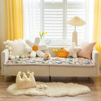 Boho Sofa Cover, Handmade Thickened Non-Slip Slipcover for Home