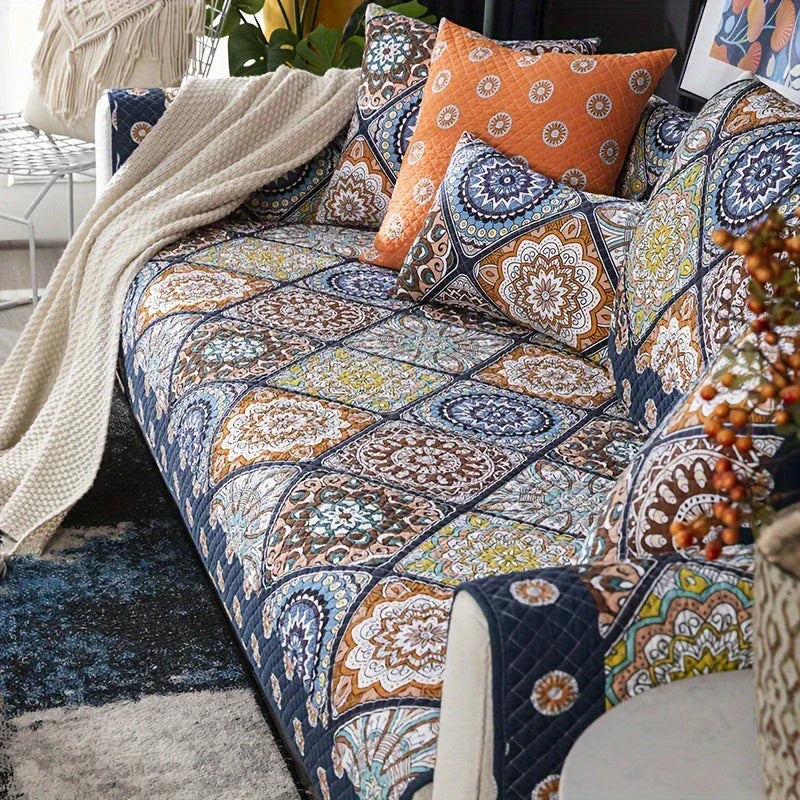 Boho Sofa Cover – Stylish, Durable Furniture Protector for Home - House Of Avana