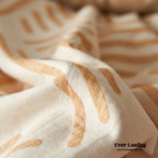 Boho Striped Bedding Set / Blue Ever Lasting