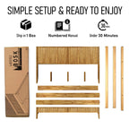 Bosk Solid Wood Bed Frame