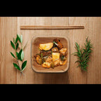 Bosnal - Palm Leaf Biodegradable Bowls, 5 inch, Square Bosnal