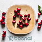 Bosnal - Palm Leaf Biodegradable Plates, 4 inch, Square Bosnal