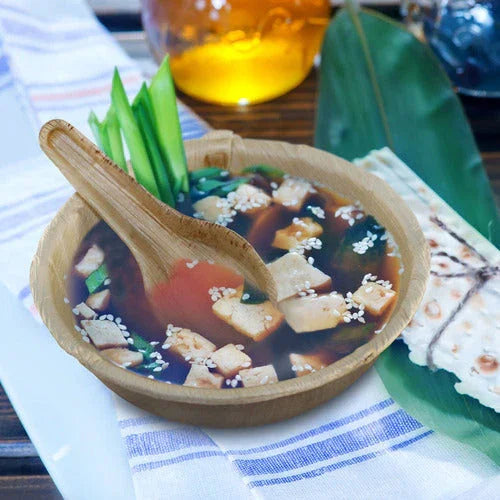 Bosnal - Palm Leaf Bowl, 6 inch, Round , 25 Pcs Bosnal