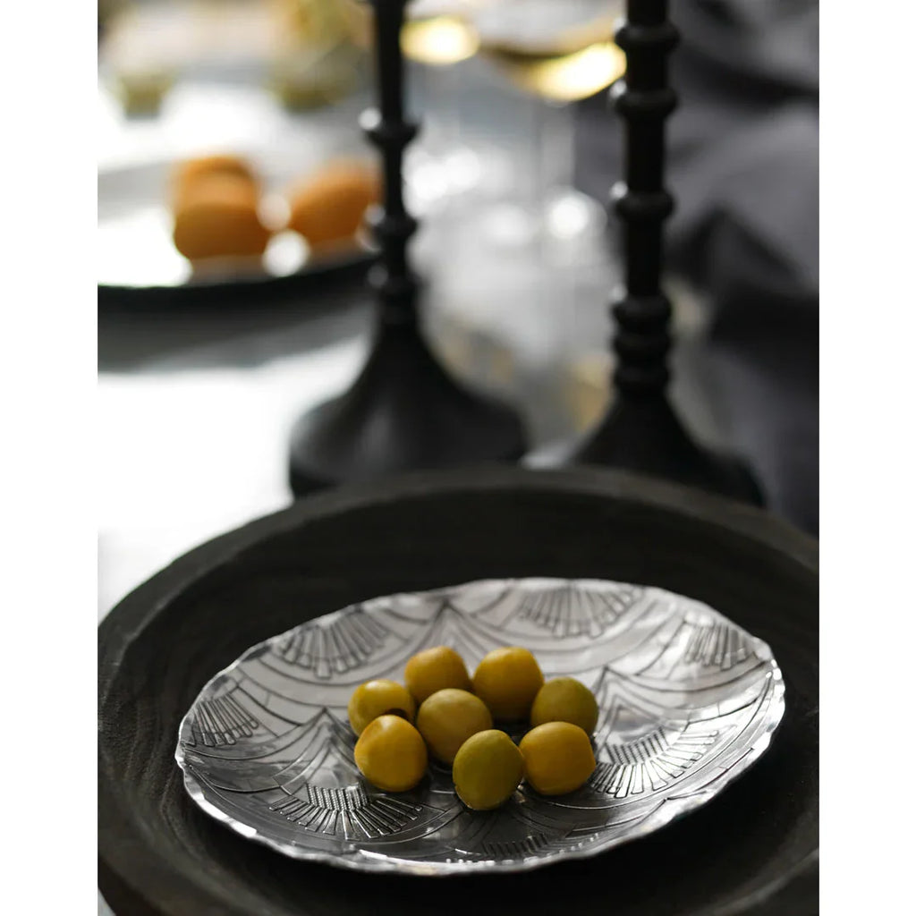 1923 Small Oval Bowl (aluminum), side view - House Of Avana